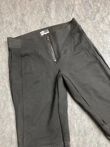 The Base sportliche Yogahose Größe Medium - Frontreißverschluss gerippte Einsätze, geripptes Bündchen - Bild 1 von 6