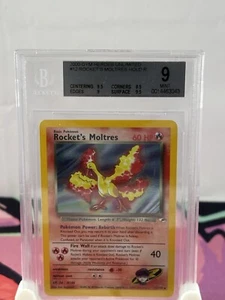 Rocket’s Moltres Holo - 2000 Gym Heroes - BGS 9 - (PSA/CGC) - Imagen 1 de 3