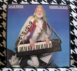 Edgar Winter : Standing On Rock 1981 Pop Rock LP Vinyl Record JZ 36494 (Grade VG - Picture 1 of 8
