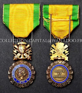 Médaille Militaire, III°République. Argent, Email - Imagen 1 de 1