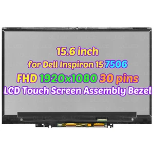 New for Dell Inspiron 15 7506 2-in-1 P97F P97F005 FHD LCD Touch Screen Assembly - Picture 1 of 7