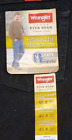 #322 NWT Wrangler Men's Jeans 46x30 Black Relaxed Fit Rugged Tough Outings Work 
