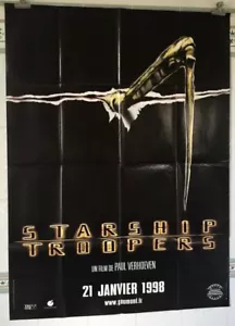 STARSHIP TROOPERS (1998) - PAUL VERHOEVEN - ADVANCE POSTER 47x63 - Picture 1 of 1