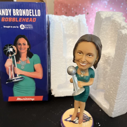 SANDY BRONDELLO WNBA PHOENIX MERCURY COACH BOBBLEHEAD NEW IN BOX Cover