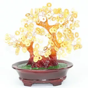 Monete d'oro Feng Shui denaro albero arredamento casa ricchezza benedizione regalo venditore statunitense - Foto 1 di 3