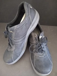 Aravon Womens 10 B black leather  (19A) - Picture 1 of 8