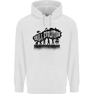 Grill Evolution Funny BBQ Braai Childrens Kids Hoodie - Picture 1 of 12