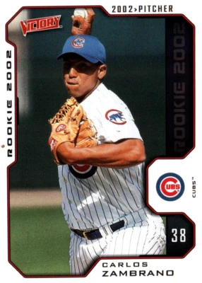 Carlos Zambrano P Rookie Cubs Upper Deck Baseball Card #526 2002 - Image 1 of 2