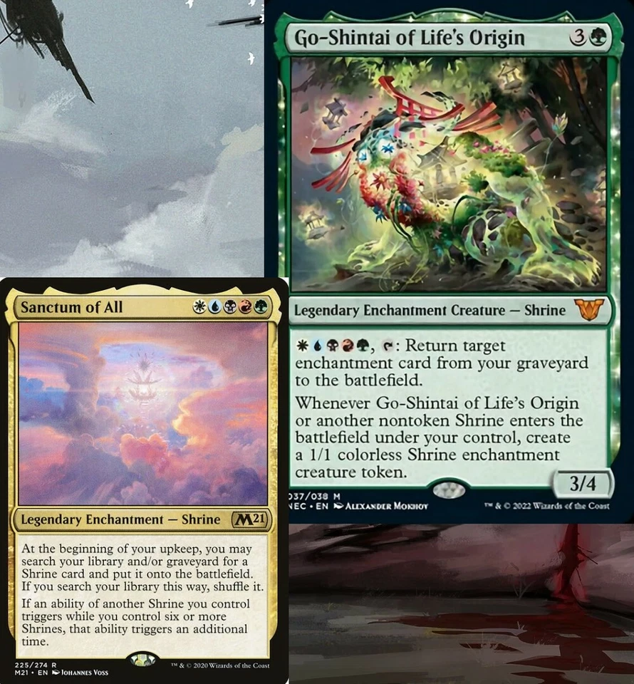 5 Color Sanctum of All SHRINE Commander Deck EDH Magic MTG Ready-to-Play Enchant - Image 1 of 4