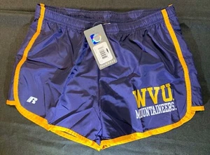 University of West Virginia Mountaineers Ladies' Athletic Shorts- L (WVU-02) - Picture 1 of 6