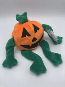 Peluche Ty Beanie Babies Pumkin’ 1998 PE Pellets De Colección Años 90 Bebé Peluche - Imagen 1 de 14