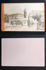 C.Hertel, Deutschland, Mainz, Schillerplatz Vintage albumen print, carte cabinet