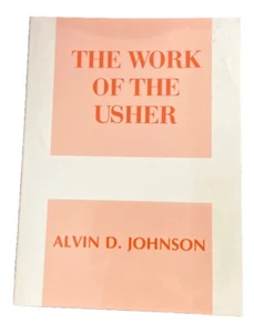 The Work Of The Usher By Alvin D. Johnson Paperback Vintage 1966 Pre-owned - Picture 1 of 5