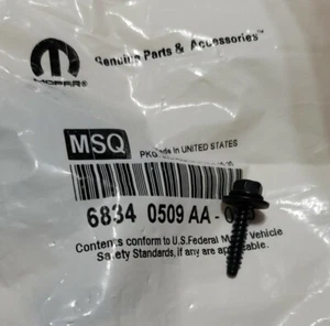 Mopar 68340509AA Bumper SCREW 18-22 Wrangler JL Gladiator JT - Bild 1 von 2