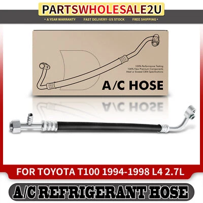 Manguera de línea de succión de aire acondicionado para Toyota T100 1994-1998 L4 2,7 compresor a evaporador Foto 1 de 4