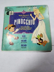 Walt Disney Story of Pinocchio 1966 Read Hear 33 1/3 RPM 311 sehr guter Zustand F44 - Bild 1 von 2