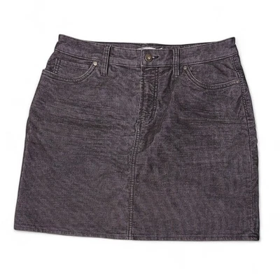 Falda Micro Pana Negra Carve Designs Talla 8  Foto 1 de 4