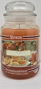 Yankee Candle-ORANGE CREAM - Discontinued. BLACK BAND. Housewarmer. RARE. New - Picture 1 of 7