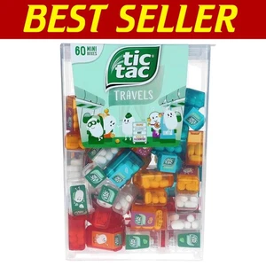 Fruity Minty Tic Tac Combo - 2 Box Set with Peach & Passion Fruit Flavor - Picture 1 of 2