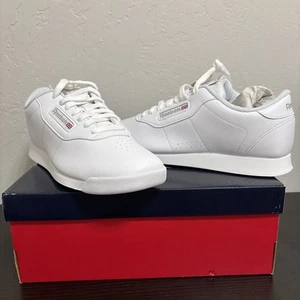 Women’s Size 10.5 Reebok Classic Princess White Training Shoes Brand New - Picture 1 of 6