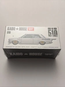 1/64 Mini GT Kaido House 016 Datsun 510 2 Door Pro Street Greddy White (sealed) - Bild 1 von 4