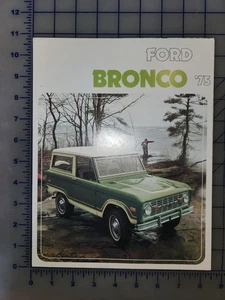 1975 Ford Bronco Brochure Folder Original - Picture 1 of 1