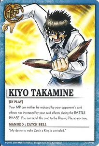 Kiyo Takamine - FOIL - Series 2 - Zatch Bell TCG - Picture 1 of 6