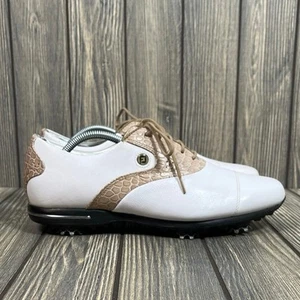 Footjoy Women Golf Shoes Tailored Collection Soft Spike Sz 8 91655 Classic - Picture 1 of 10
