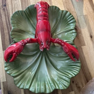Rare Vintage Brad Keeler Lobster Serving Dish #867 1940's - Picture 1 of 5