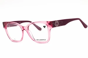KARL LAGERFELD KL6111R 628 Eyeglasses Pink Red Frame 54mm - Picture 1 of 4