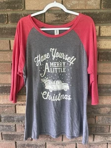 Have Yourself A Merry Little Christmas Women’s Shirt XXL - Picture 1 of 6