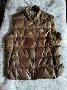 MONCLER GHANA Brown Goose Down Vest Jacket Vintage Size: M / 6 Y2K - Picture 1 of 9