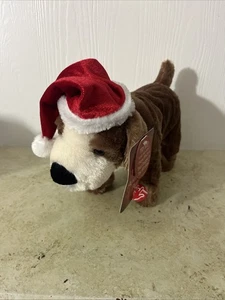 Dan Dee Collector's Singing Merry Christmas Welpe Hundespielzeug mit Nikolausmütze - Bild 1 von 7