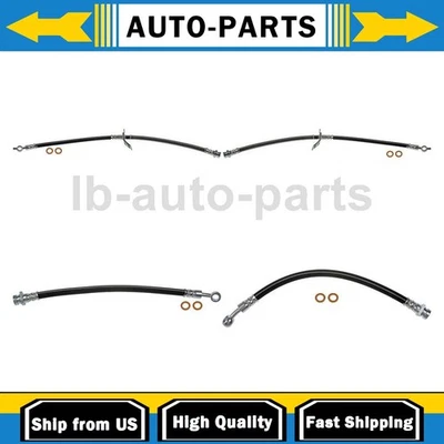 Manguera de freno delantera trasera 4 piezas para Hyundai Elantra 2,0 L 2007-2010 Foto 1 de 4