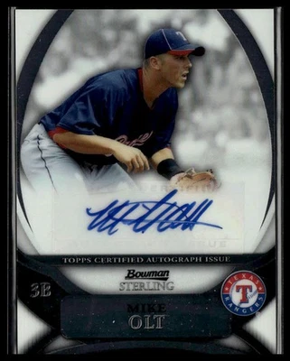 2010 Bowman Sterling #BSP-MO Mike Olt Prospect Autographs - Image 1 of 2
