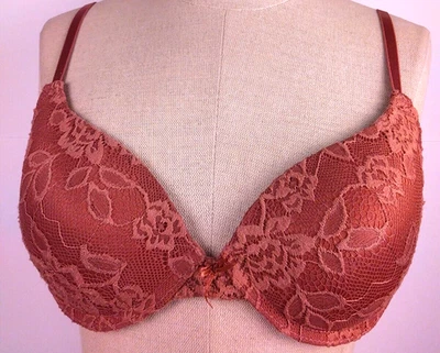 Sujetador push up acolchado de nailon marrón RN 71222 para dama sin marca talla 36 B (17) Foto 1 de 4