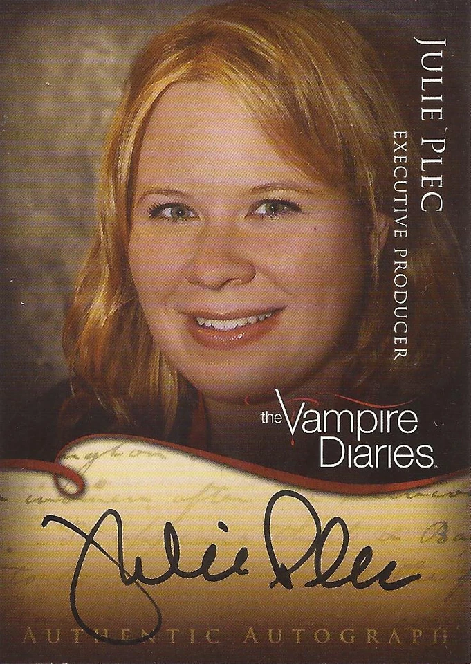 Vampire Diaries - A11 Julie Plec "Executive Producer" Autograph Card - Image 1 of 1