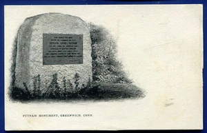 Putnam Monument Greenwich Connecticut Postcard - Picture 1 of 2