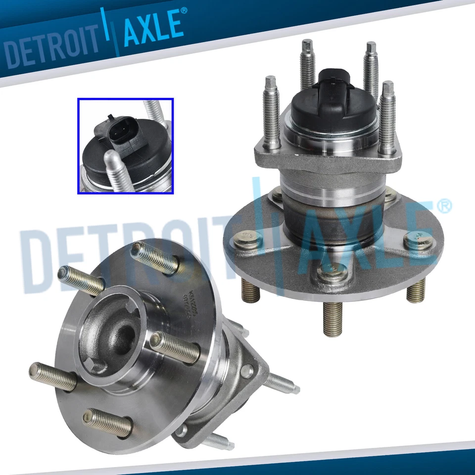 Par de bujes de cojinete de rueda trasera para Saturn Aura Pontiac G6 Chevy Malibu Cobalt Foto 1 de 4