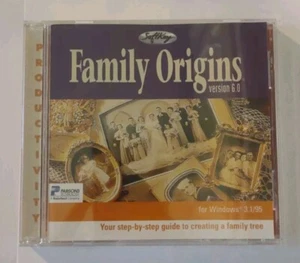 Soft Key Family Origins Version 6.0 Windows 3.1/ 95 Compatible - Picture 1 of 3