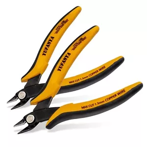 2PCS Flush Cutters,Wire Cutters for Side Cut,Nut Cut with Softy Anti-Slip Handle - Picture 1 of 5