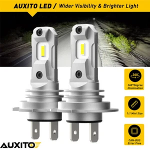 2Pcs Headlight LED H7 High Low Beam Fanless 200%+ Bright For Ford TOYOTA Holden - Picture 1 of 10