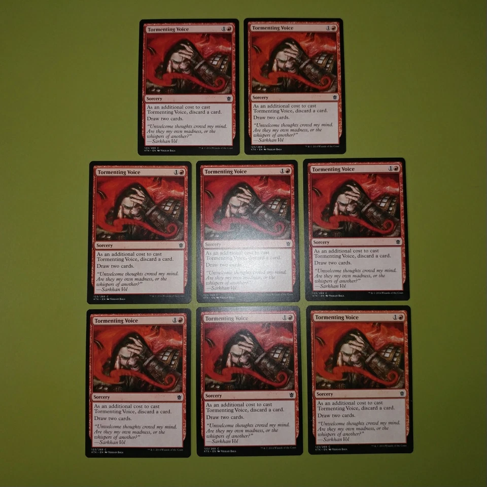 8 Tormenting Voice Dragons of Tarkir Magic the Gathering MTG 8 - Image 1 of 1