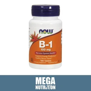 Vitamin B1 Thiamine HCl 100mg 100 Tabs BeriBeri Thiamin Deficiency - Picture 1 of 1