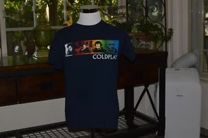 Coldplay shirt Mens Small 2006 Twisted Logic tour short sleeve pullover* - Picture 1 of 3
