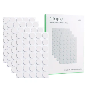 350 Pcs (0.79 Inch Diameter) 20Mm Double Sided Adhesive Glue round Dots Stickers - Picture 1 of 12