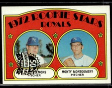 2021 Heritage #372 Royals Rookies Clemons Montgomery 1972 50th Anniversary