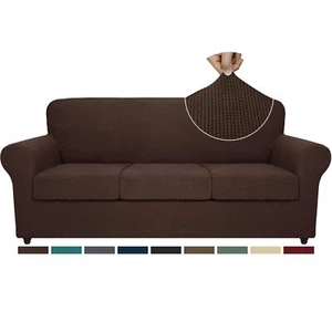 4piece Sofa Slipcovers High Stretch Spandex Slip Cover Living Room Couch Covers - Picture 1 of 9
