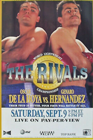 Original Vintage Oscar De La Hoya vs. Genero Hernandez Boxing Fight Poster Cover