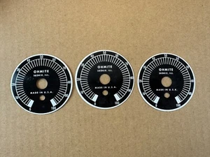 3 NOS Vintage Ohmite Dial Plates for Potentiometers or Switches 0-100 - Picture 1 of 11